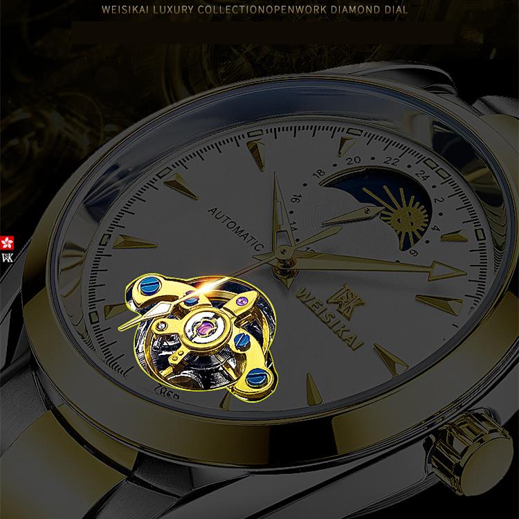 Neu TOP Marke Luxus herren Uhr Mit Box Tusso Fliegen Rad Wasserdicht Automatische herren Mechanische Uhren