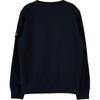 Stone Island Sweatshirt With Logo Crew Neck Long Sleeve Kids tops Navy-Blue 781661340-V0020