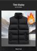 Unisex Custom Logo Sleeveless Cotton Vest with Velvet Lining for Autumn/Winter