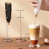 Stainless Steel Milk Frothing Wand with Detachable Whisk Heads Automatic Stirring Function Suitable for Coffee Eggs