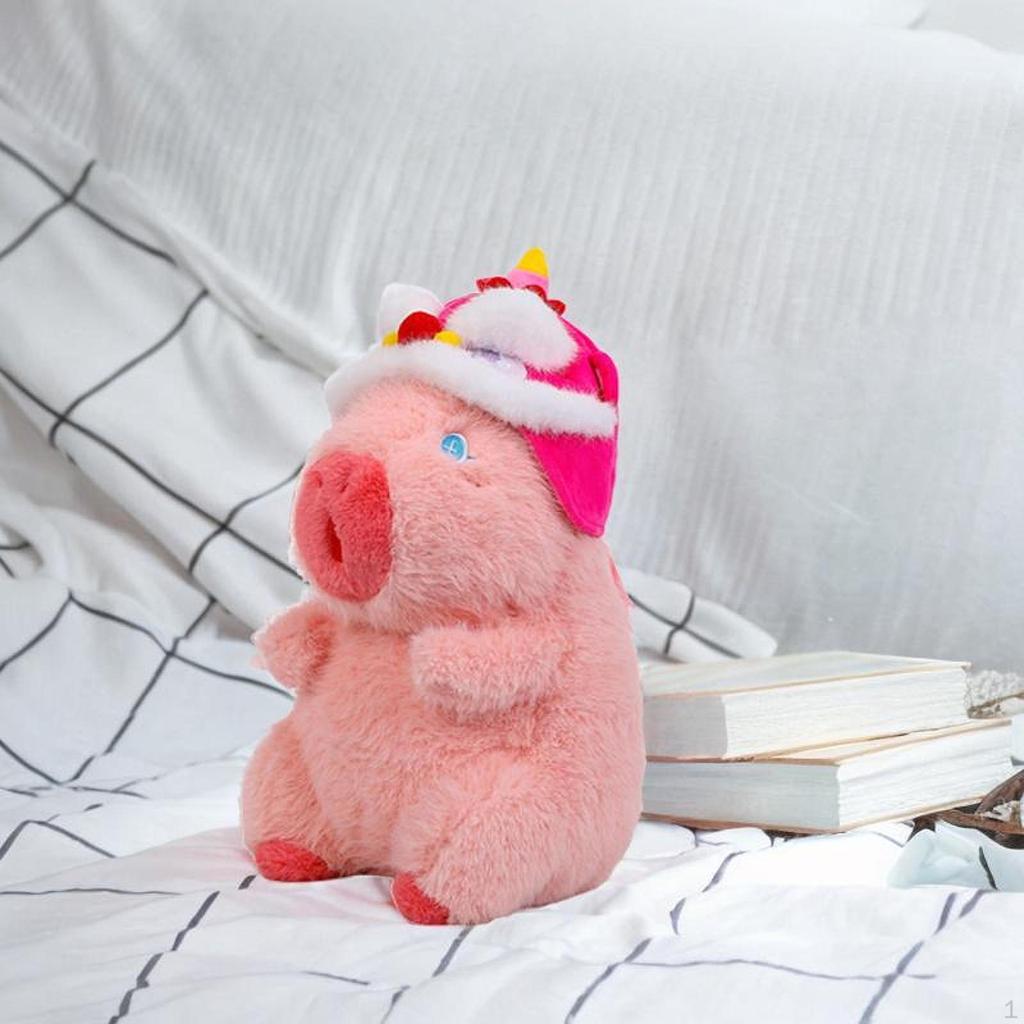 Capybara Plush Toy with Detachable Beanie - Cute Stuffed Animal for Kids