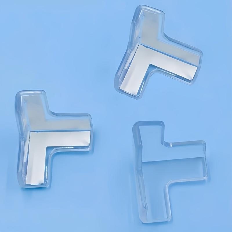 6Pcs Transparent T-Shaped Corner Protector Strong Adhesive Furniture Edge Guard for Table Cabinet Hard Floor Protection Holiday
