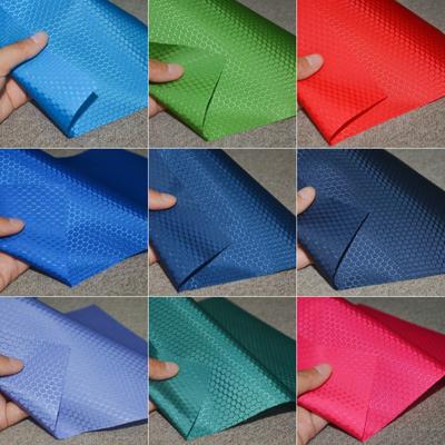 210D DIY Nähen Waben-Jacquard Oxford-Gewebe Rucksack Aufbewahrungstasche Wasserdichte PU-Beschichtung Verschleißfest Reißfest