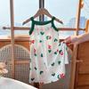 2026 Summer New Girls' Ice Silk Strap Sleeping Skirt