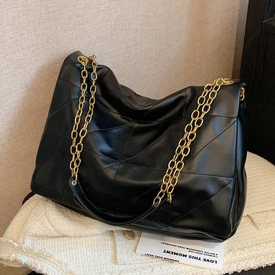 Raute Ketten-Tasche Damen Großraum 2025 Neue Mode Herbst und Winter Vielseitige Schulter Messenger Tasche Tragetasche