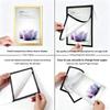 5 Pcs A4 Magnetic Display Board Wall Stick Frame Photo Certificate Adhesive Wall Frame Office Frame No Drilling Required Frame
