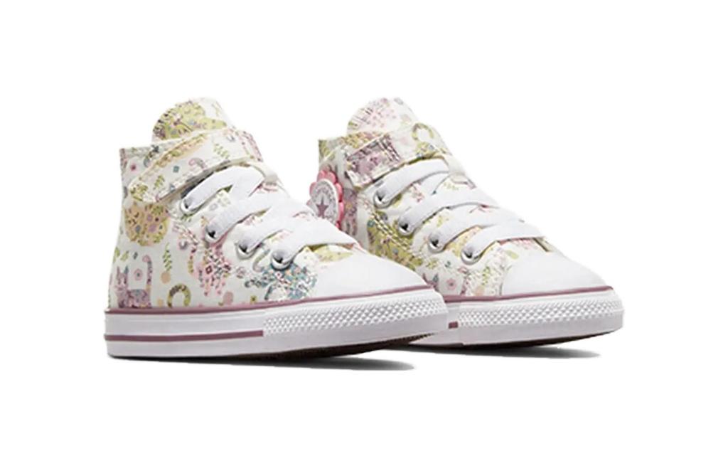 Converse All Star 1V Lightweight And Breathable High top Toddler Shoes White Infant And Toddler A05235C