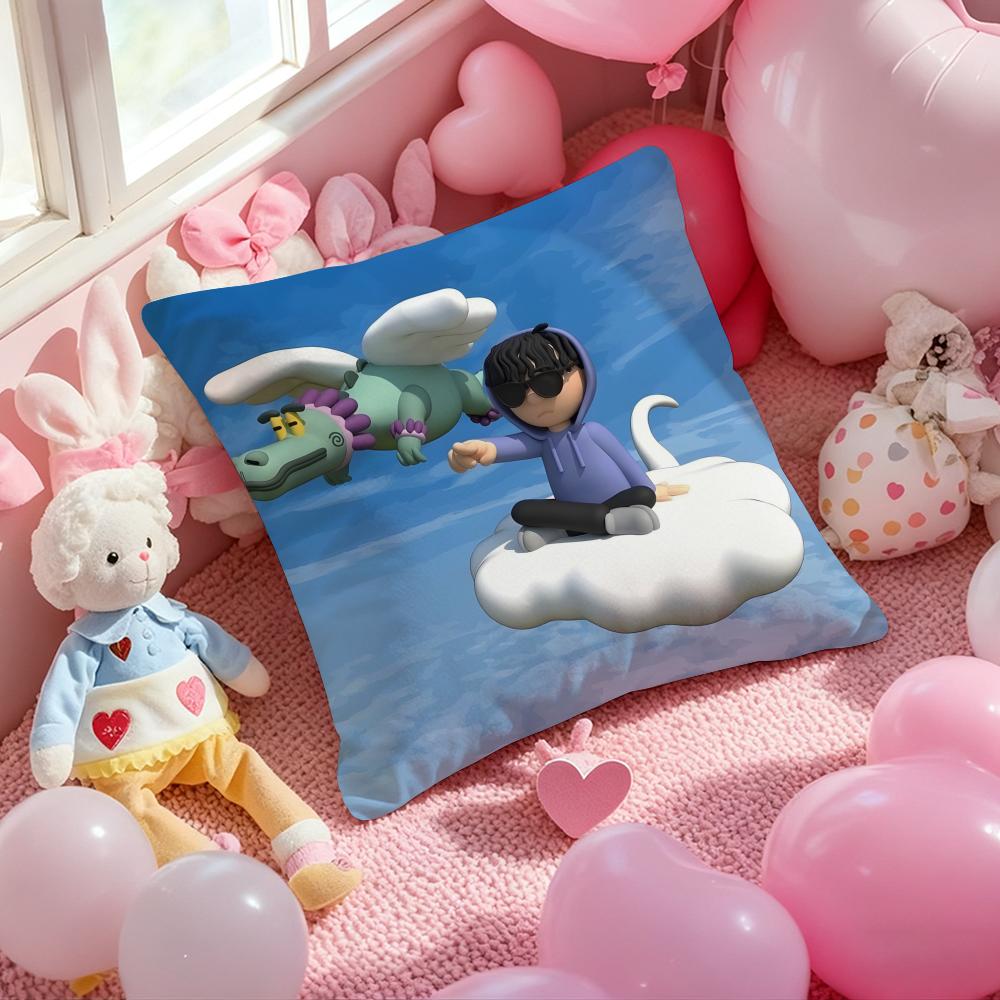 Singer J-Junior H Sad Boyz 4 Life II Cushion Cover Pattern Printed Pillowcase for Living Room Sofa Cushion Cover & Bedroom Decor