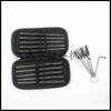10-Piece Carburetor Screwdriver Set with Black Leather Case and Brush Cutter Chainsaw Accessories HZPJ