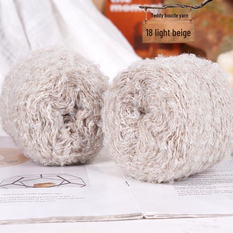 Colorful Loop Yarn Ball for Crochet & Knitting: Perfect for Handmade DIY Sweaters, Scarves, Dolls, & Small Projects.