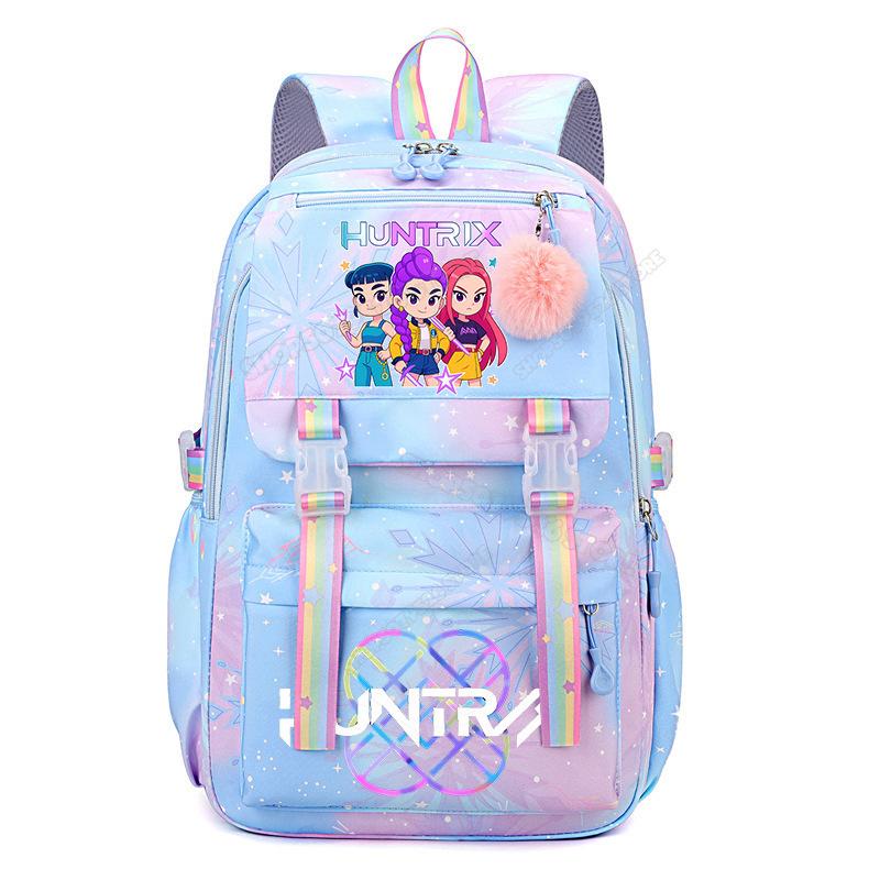 Kpop Demon Hunter Backpack High Capacity Kids Backpack Movie Music Girl School Bag Cartoon Animation Backpack