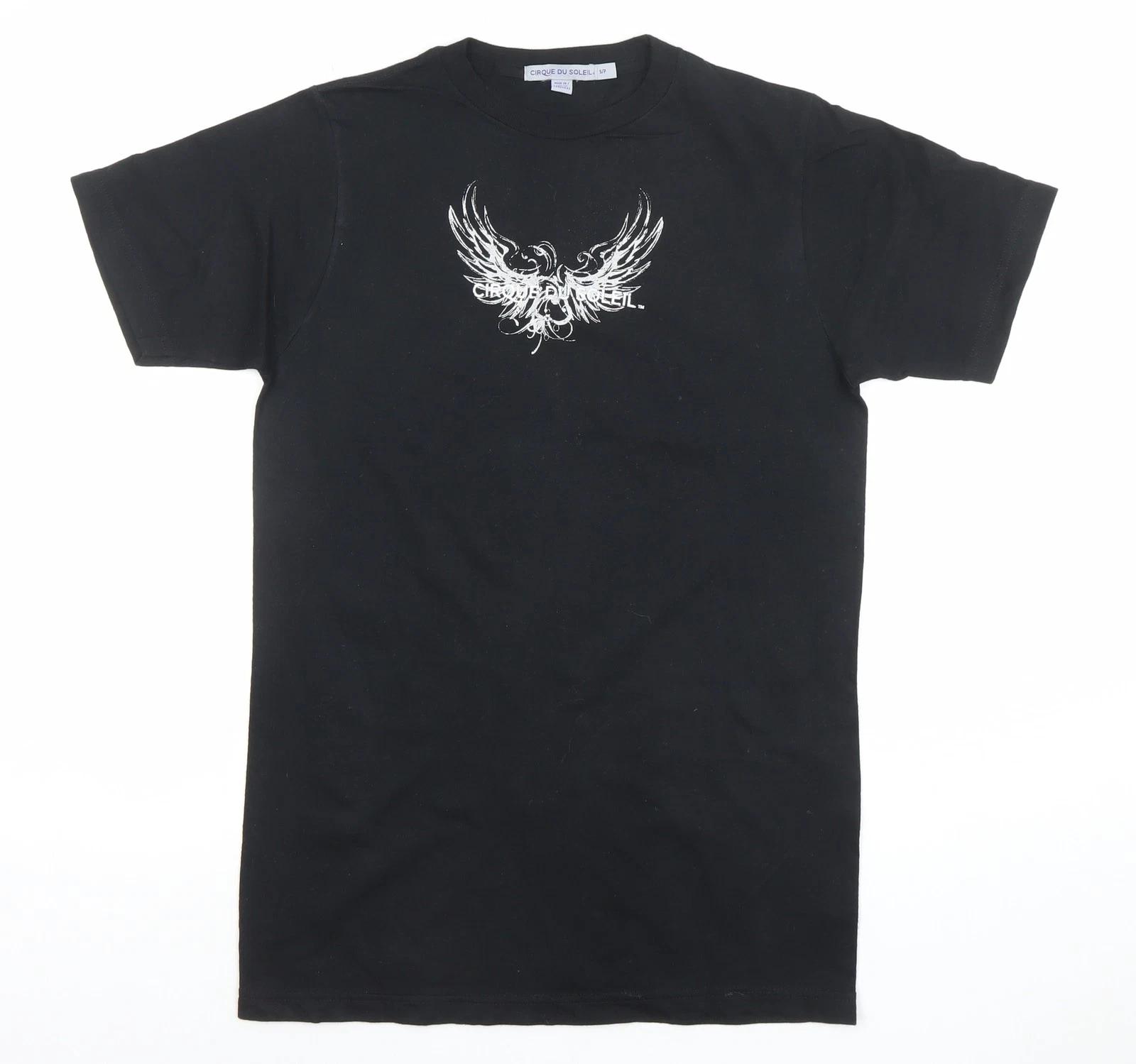 Cirque du Soleil Men’s Black S Graphic Print T-Shirt Cotton S