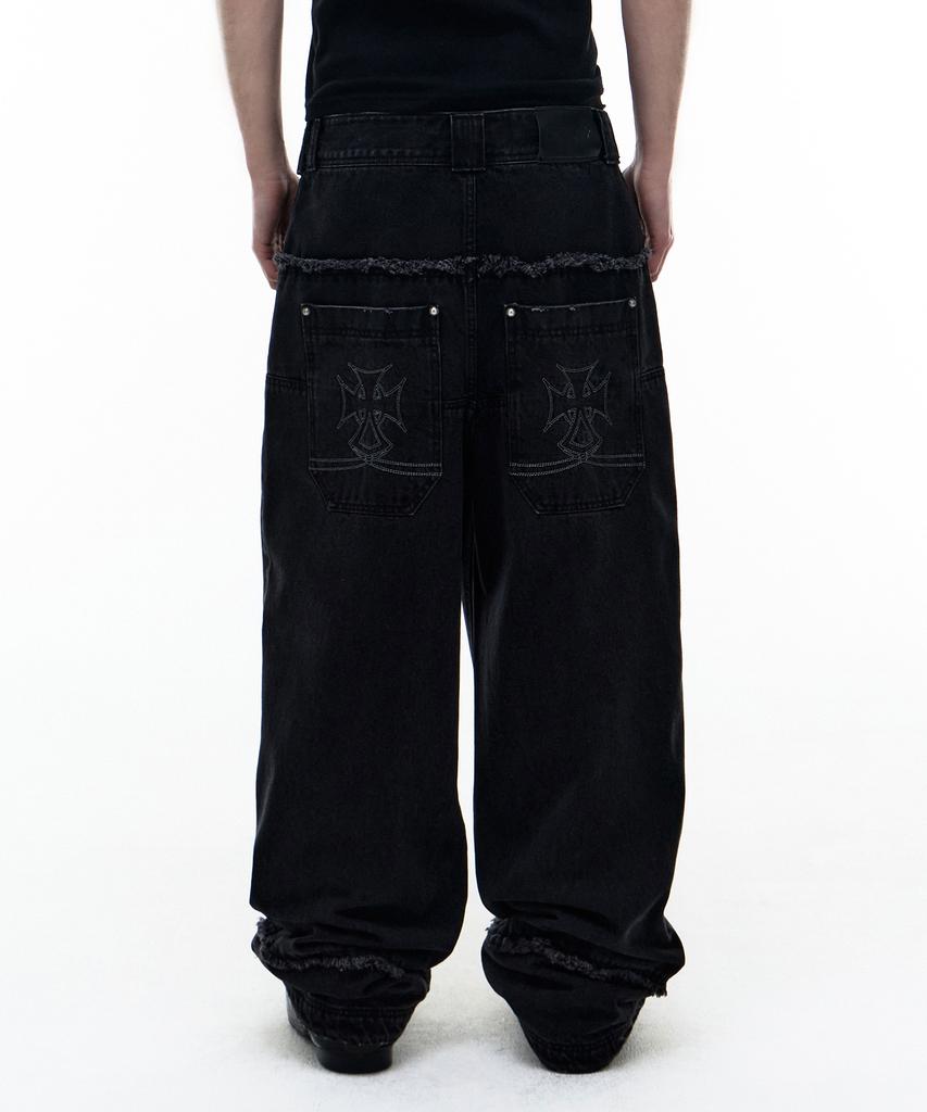 OPUS 0012 Op. 09 Old Guard Denim Pants Black