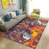 3D Volcano Lava Magma Area Rug Large,Carpet Rug for Living Room Bedroom Sofa Doormat Decoration,Kid Game Play Non-slip Floor Mat
