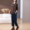 2024 Spring-Autumn Plus Size Casual Two-Piece Set for Women - Stylish, Loose-Fitting, Age-Reducing Fashion for Middle-Aged Moms