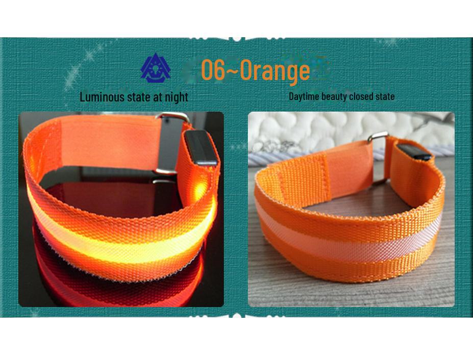 LED Reflective Sports Armband – Safety Bracelet for Night Running, Cycling, Concerts, and Parties
