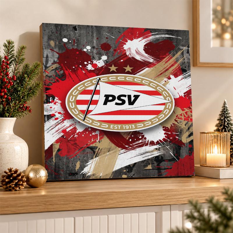 PSV Eindhoven FC Diamantmalerei Set 5D Vollbohrer DIY Diamantmosaik Wandkunst Heimdekoration
