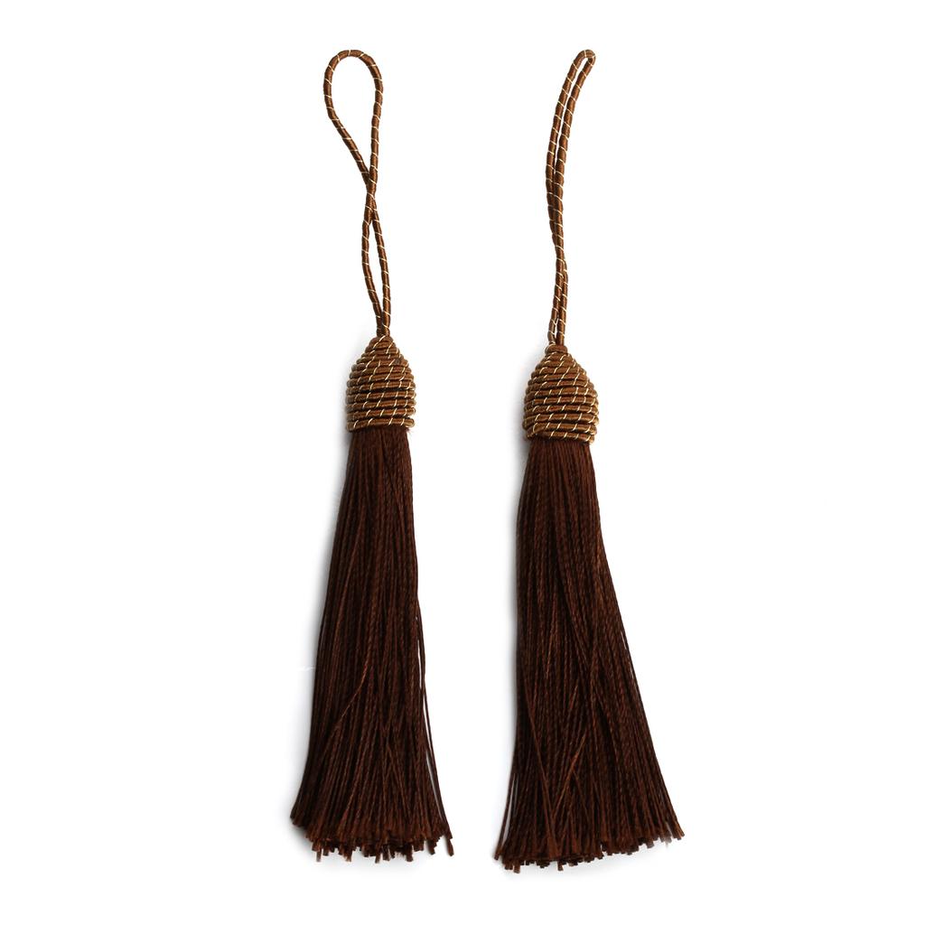 10pcs 15cm Polyester Tassels Pineapple Head Hanging Rope Bookmark Tassel Fringe For DIY Key Chain Earring Clothing Accessories