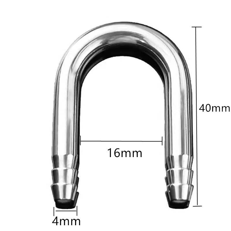 U Shape Aquarium Air Tube Connector Stainless Steel Co2 Diffuser Part Oxygen Pump Tube Connecting Bent Pipes Fish Tank Accessory