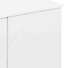 Bathroom Cabinet with Storage Glossy White 61 X 35 X 64 Cm