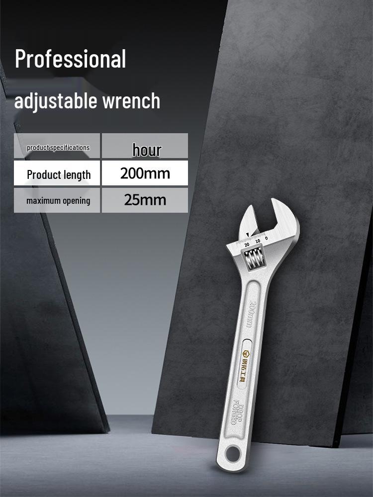 Cheie multifuncțională reglabilă de calitate industrială, deschidere mare, 12-18 inch, Unealtă pentru instalații sanitare