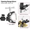 NEWACALOX Magnetic Base Flexible Welding Third Hand Heat Gun Holder PCB Repair Clip Heavy Duty Soldering Maintenance Workbench