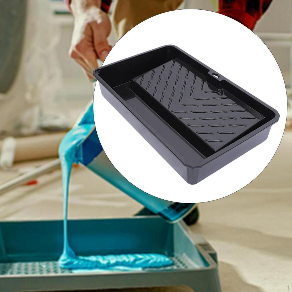 Paint Tray Heavy Duty Box Tools Textured Thickened Deep Capacity Home Painting Supplies Sturdy