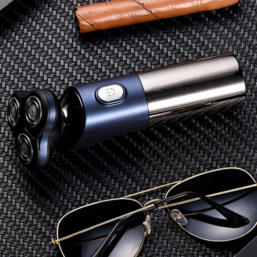 4 In 1 Rasoio Elettrico Resistente All'acqua 3 Lame Rasoio Maschile Multiuso IPX7 LCD Clipper Bagnato Asciutto Taglio per Orecchie Naso peli