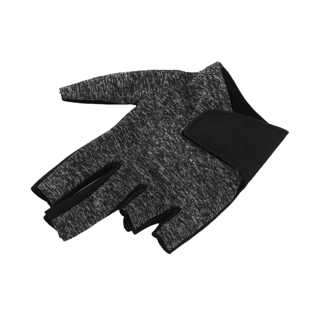 Pool Glove Left Hand Billiard Snooker Cue Sport Elastic 5 Finger Universal for Men Women Grey