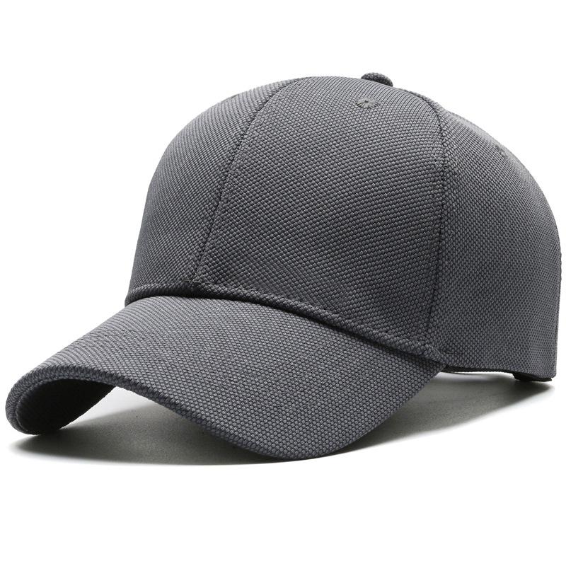 Pineapple Cloth Light Plate Simple Hat Men's Casual Baseball Cap Fashion Visor Hat Minimalist Female Cap, Big Head Circumference