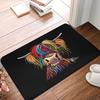 1PC Highland Cow Pattern Door Mats Kitchen Rugs Non-Slip Pop Design Living Room Rugs Bath Mat Carpet for Home Sink Laundry Decor