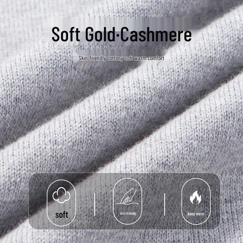 Hodo Men's Cashmere-Blend Crewneck Knit Sweater