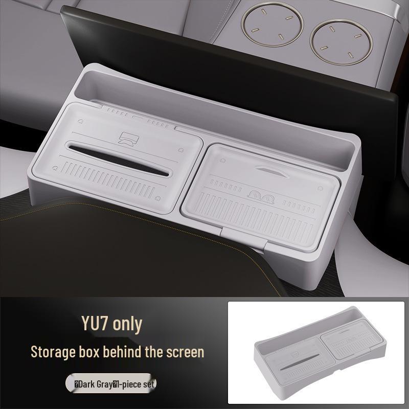 Compatible with YU7 Rear Storage Box, Console Tissue Box, Car Interior & Accessories.