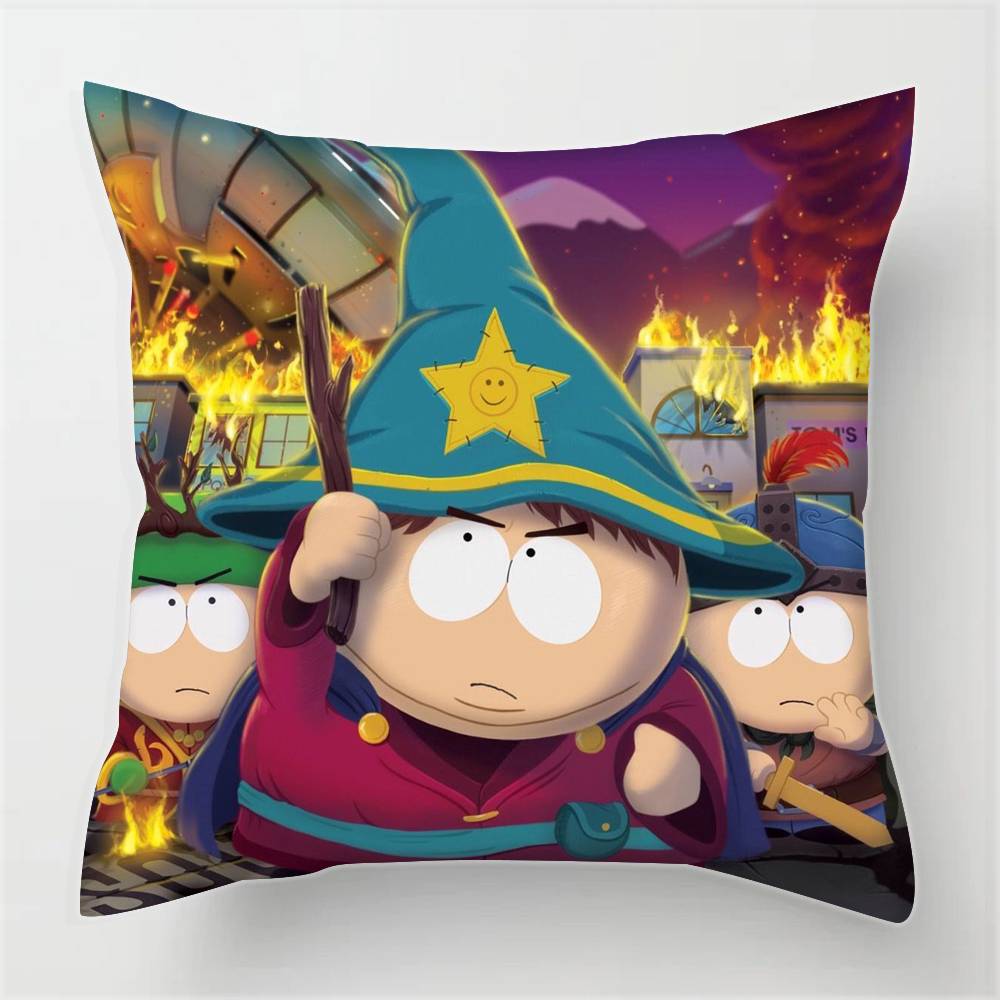 Movie S-South Parks Cartoon  Pillowcases Cushion Covers Living Room Sofas Home Decor Gifts