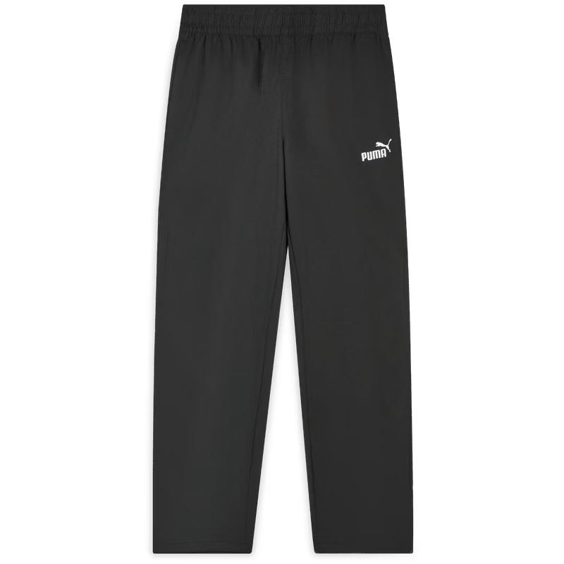 PUMA Men s Moisture-Wicking Black Casual Woven Pants 690747 M чёрный