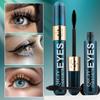 4D Fiber Lash Mascara & Primer, False Lashes Effect, 2-in-1 Curling and Lengthening MascaraWaterproof, Clump-Free, 24H Wear