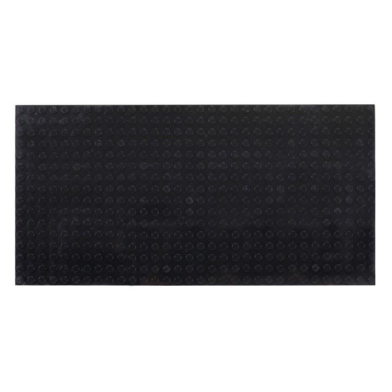 16x32 Double-sided Base Plate Base Plate Transparent ideal for Figures Construction Bricks Playthings ideal for Kids City Plates Plastic Material