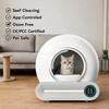 Smart Automatic Self Cleaning Cat Litter Box APP Control WiFi 65L Extra Large Enclosed Anti-Splash Odor Control Deodorizer EU Warehouse Free Shipping