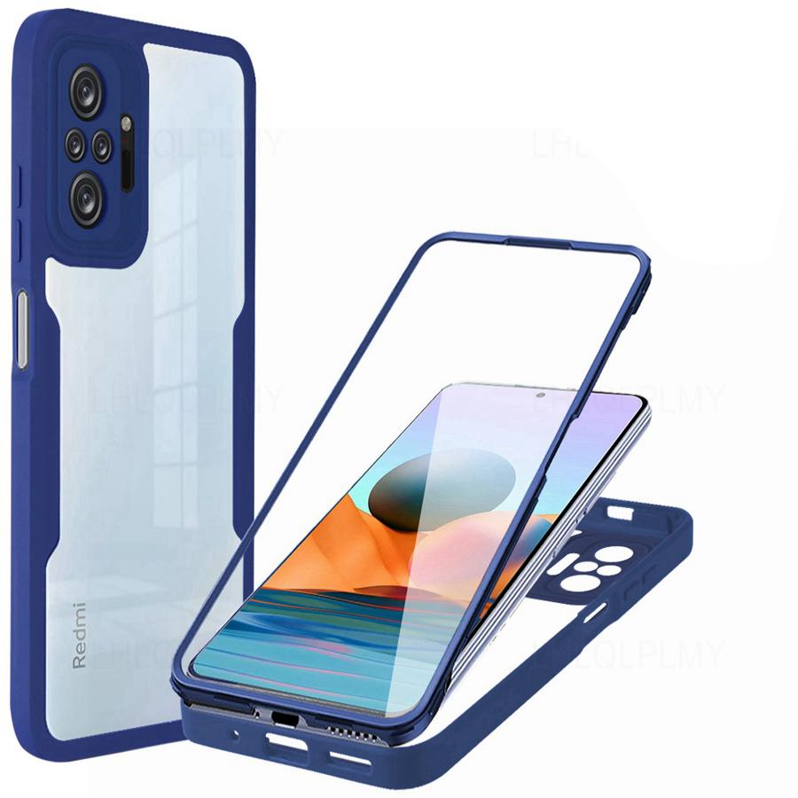 Front Back Protect ShockProof Case For Xiaomi Redmi 9T 9A 10A 9C 10C Note 10S 11S 9 10 Pro 5G A1 Plus Mi 11 Lite 11i 11T Cover
