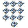 Pack of 10pcs 5V Step Up Board for Lithium Battery Charging Protections with Built-in Intelligent Temperature Control