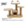 Dollhouse Furniture Accessories 1:12 Miniature Cat Tree Model, DIY Scene Model Ornament with Realistic Cloud Platform Nest Design, Multi-layer
