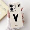 For Xiaomi Poco C85 4G Lucky Initial Letter Phone Case For Poco C85 C 85 4G Soft Silicone Shockproof Cases Bumpers