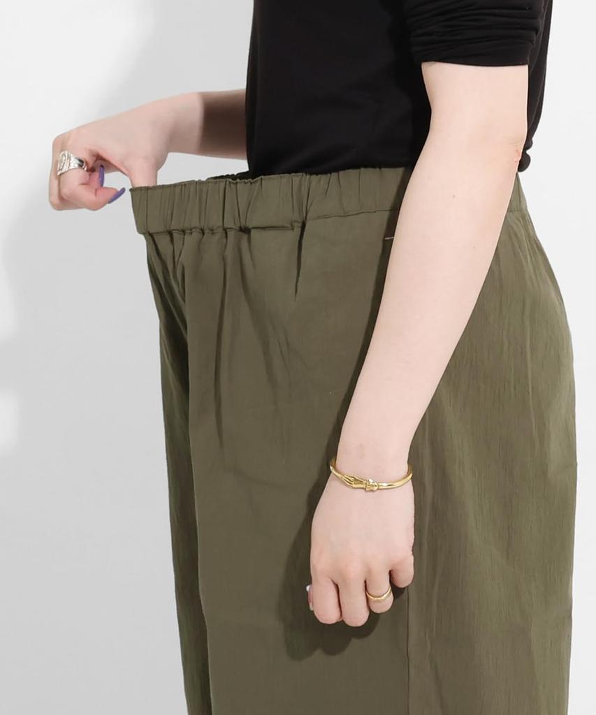 [CLIFMEYER] Flared Pants, Cooling Fabric, Door Teco, Loha Teco, Women's, MEDIUM, Navy