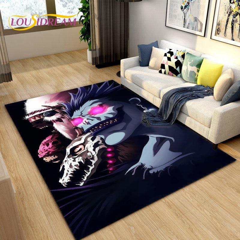 Anime Death Note Area Rug Large,Carpet Rug for Living Room Sofa Children's Room,Kitchen Bathroom Doormat Soft Non-slip Floor Mat