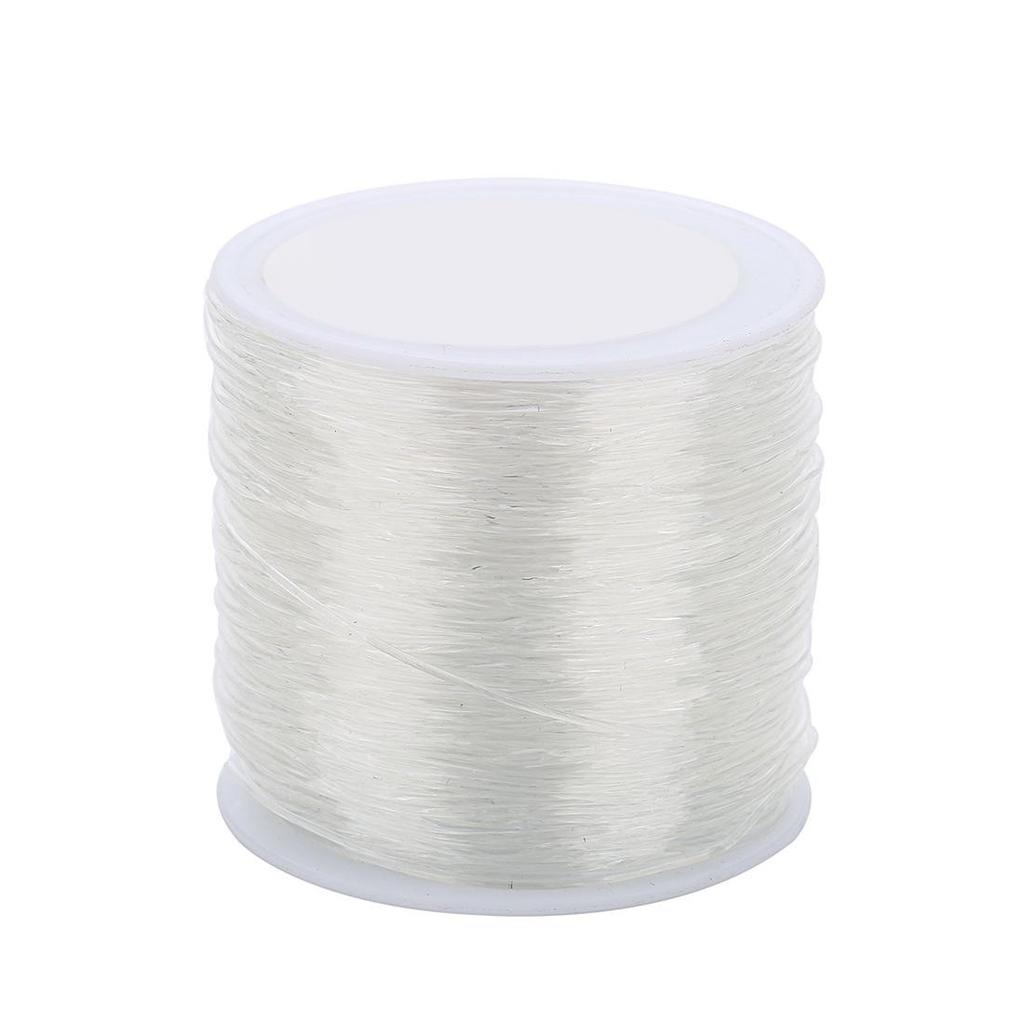 100m Transparent Elastic Fishing Line – High Brightness & Low Viscosity Beading Line