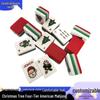 Anpassbares Acryl-Amerikanisches Mahjong-Set - Party- & Freizeit-Geschenkausgabe (Weihnachtsbaum Design)