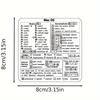 Shortcut Stickers for MacBook Pro/Air Keyboard - Clear, Fits 13-16" Models, Quick Navigation & Application Control