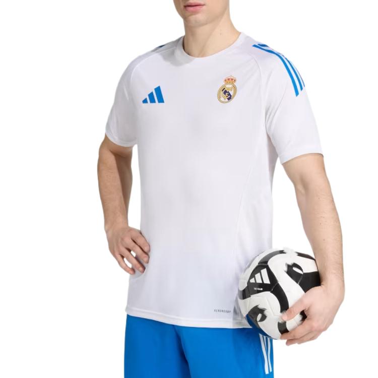 Adidas Tiro 25 Real Madrid Graphic Short Sleeve Moisture Wicking Football Shirt Men tops JP4026