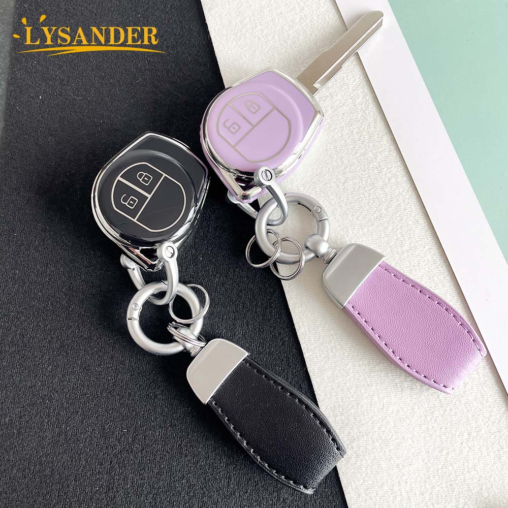 Car Remote Key Case Cover KeyFob Keyring For SUZUKI Swift SX4 Liana Aerio Jimny Samurai Amagatarai Grand Vitara Auto Accessories