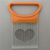 1PC Colorful Onion Slicer with Stainless Steel Holder – Easy Onion Chopper for Potatoes & Vegetables